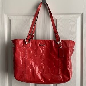Coral Coach Purse